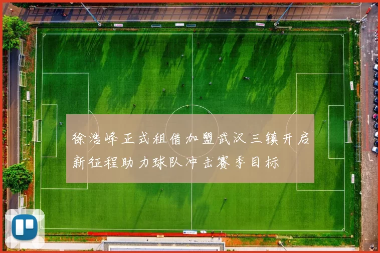 徐浩峰正式租借加盟武汉三镇开启新征程助力球队冲击赛季目标